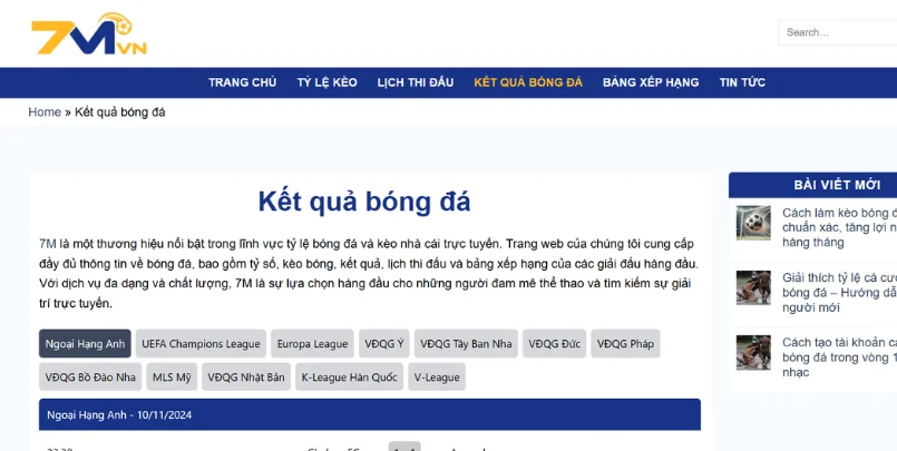 Tại sao nên theo dõi kết quả bóng đá mới nhất  tại jobtify.com.mx